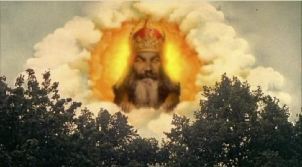 God portrayed by Monty Python (and most of us, if we're honest)